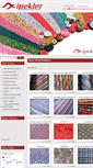 Mobile Screenshot of ipeklertekstil.com